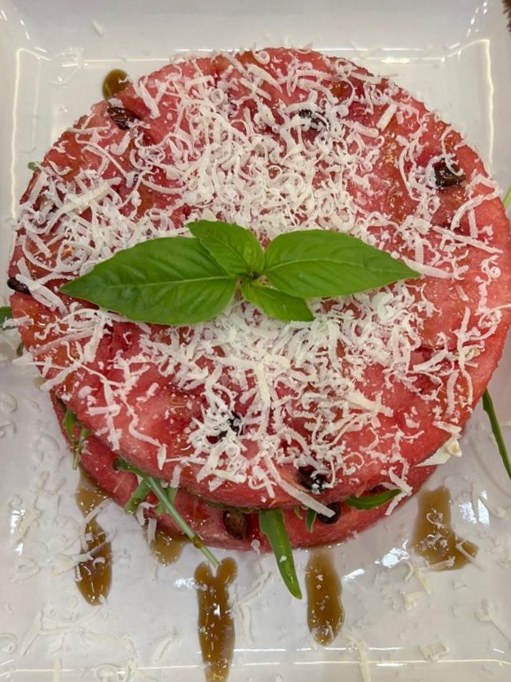 WATERMELON AND FETA CHEESE SALAD