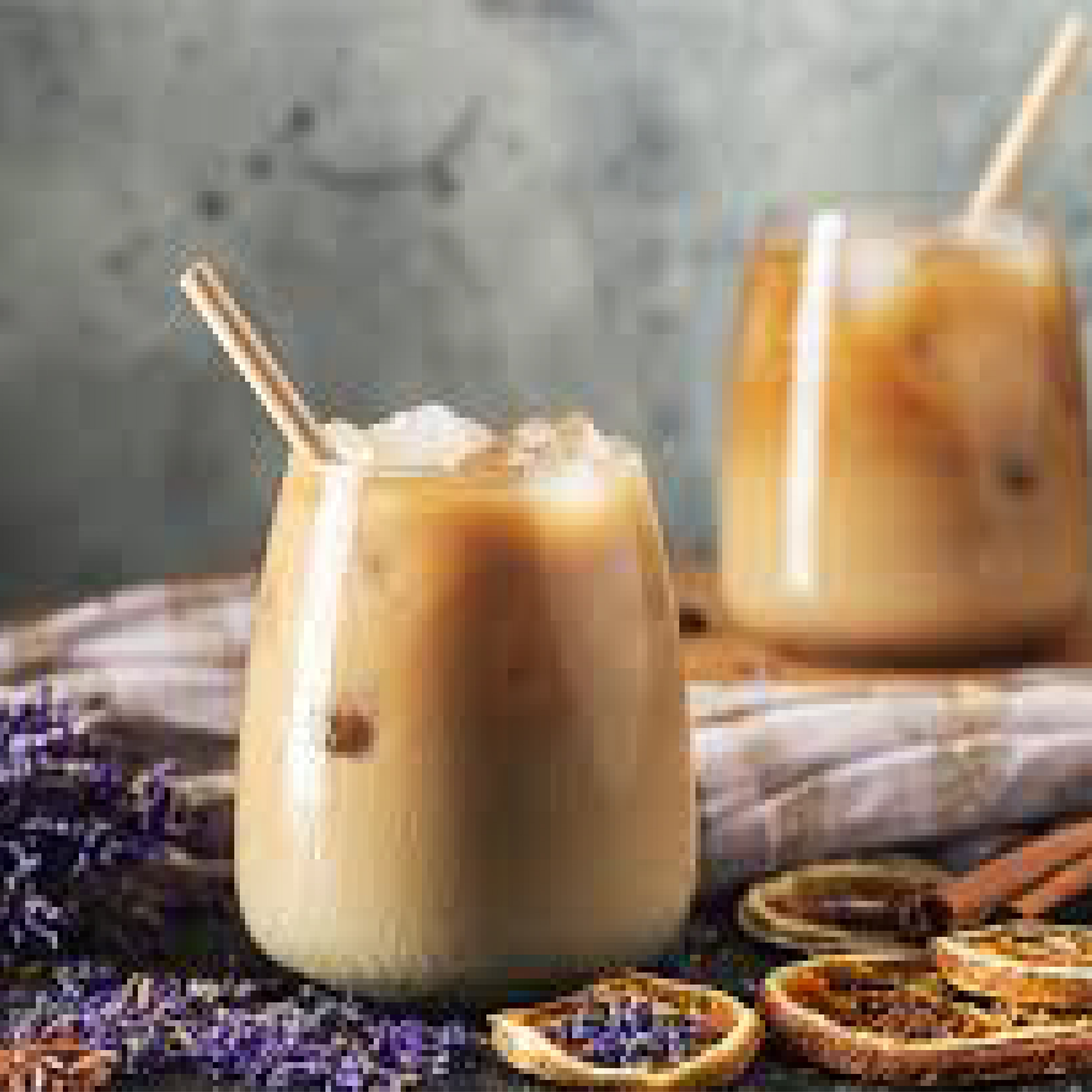 ICED LAVENDER LATTE