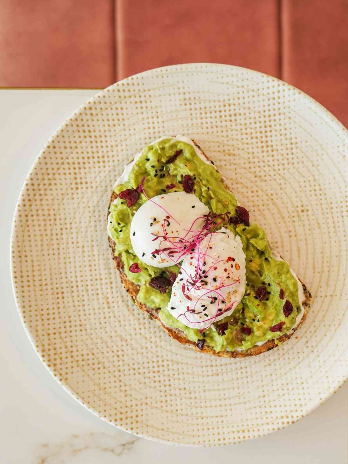Classic Avocado Toast With Poached Eggs
